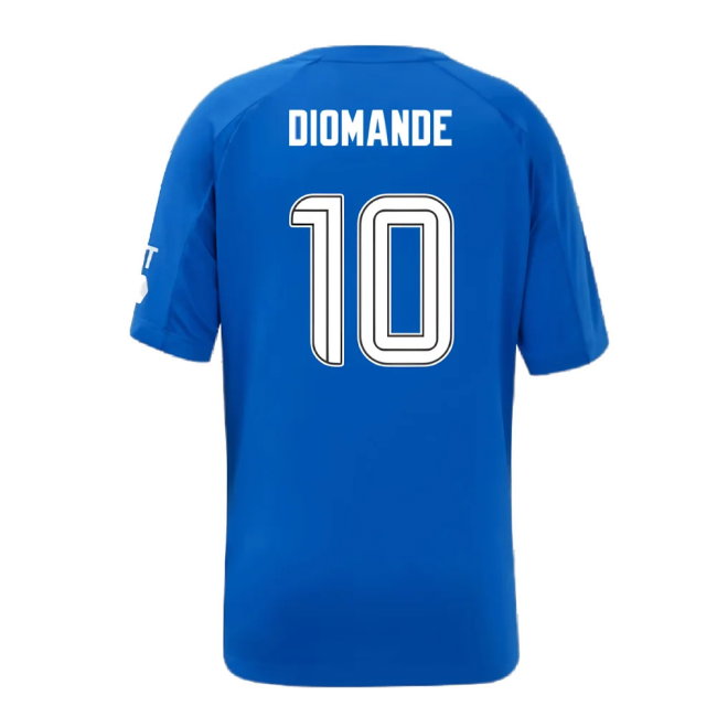 2024-2025 Rangers Home Shirt (Kids) (Diomande 10)-SoccerKits Hub | Buy Soccer Jerseys Online